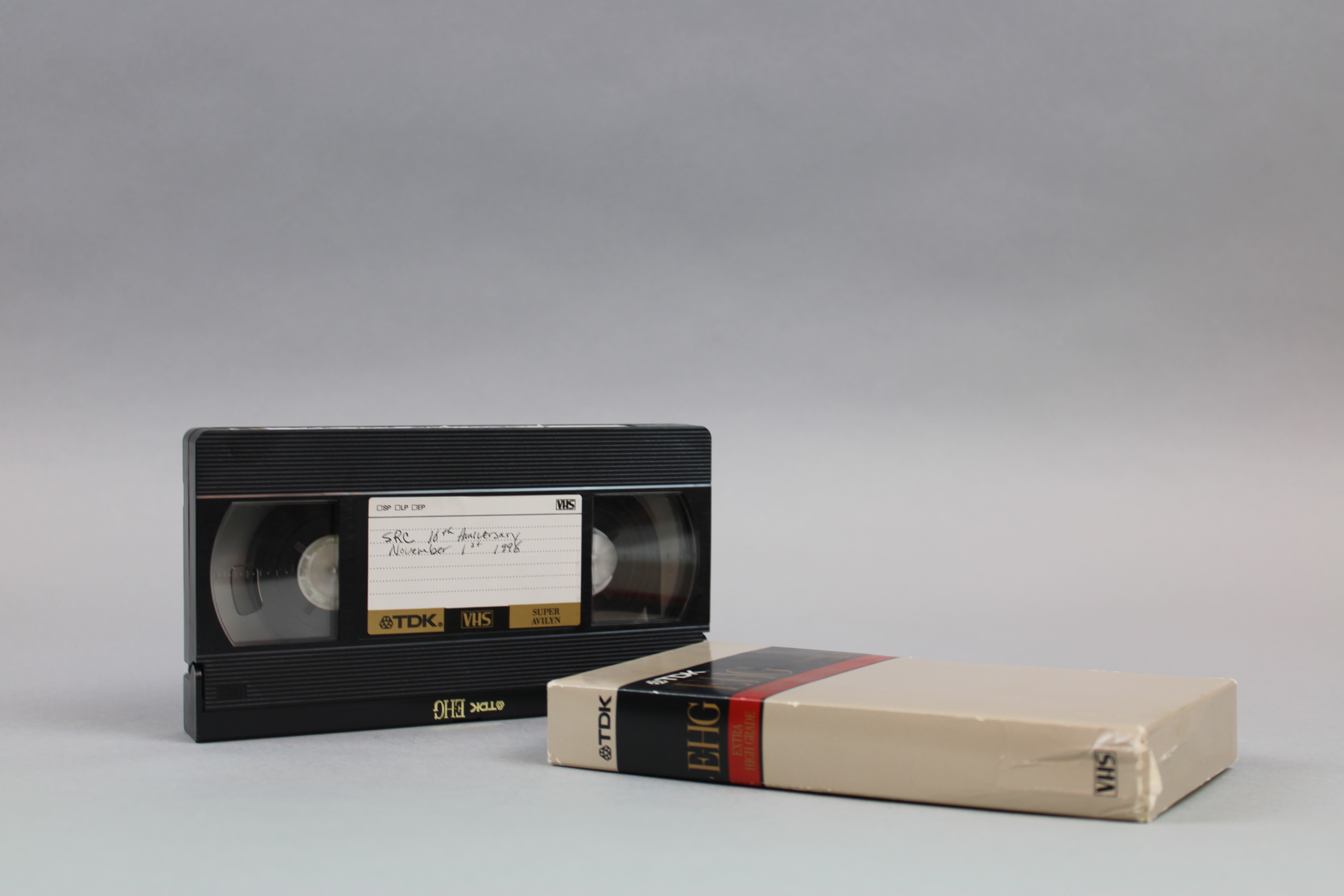 VHS tape from the Stonewall Resource Center's 10th Anniversary celebration.